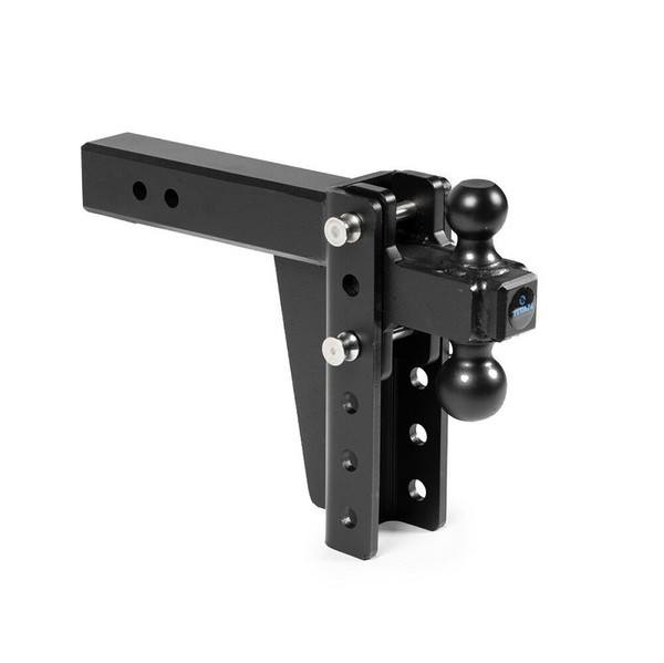 Ford Bronco Drop/Rise HD Dual Ball Mount Trailer Hitch by Titan Ramps - DROPHTCH-XX-EBA