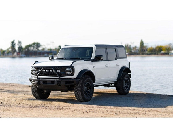 Ford Bronco 4 Piece Front Daytime Running Light Cover Kit Smoke by GT Styling - GT3160S