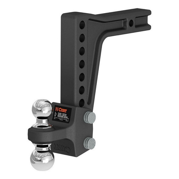 Ford Bronco / Bronco Sport Deep-Drop Adjustable Trailer Hitch Ball Mount with Dual Ball by Curt
