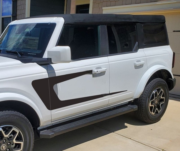 Ford Bronco Side Body Vinyl Graphics 6G - V10 by Vortex