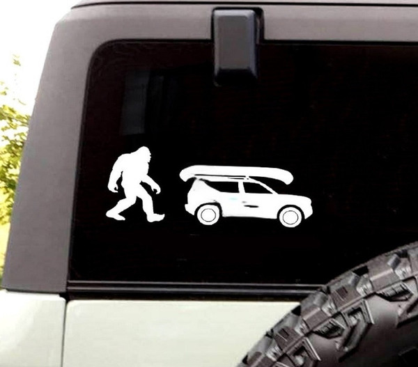 Ford Bronco / Bronco Sport Kayak Sasquatch Decal by Vortex