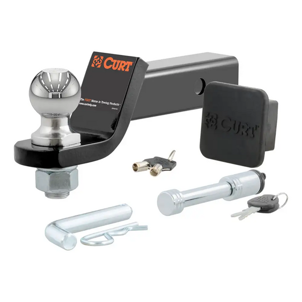 Ford Bronco / Bronco Sport Towing Starter Kit with 2" Ball (2" Shank, 7,500 Lbs, 2" Drop) by Curt