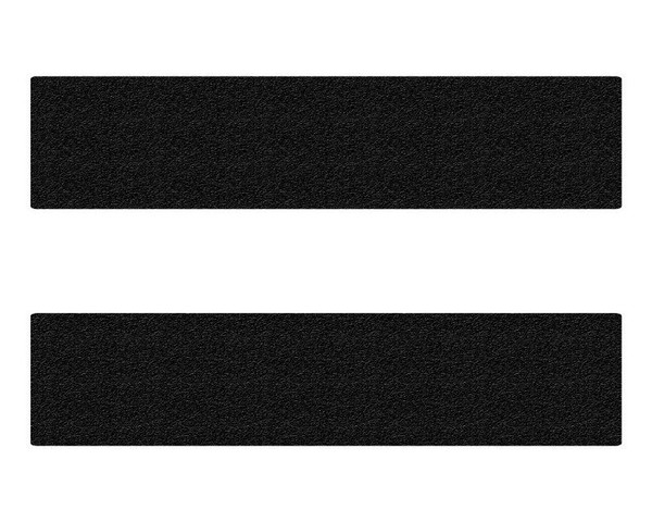 Ford Bronco Plain Black Door Sill Accent Trim by Tufskinz - BRO013-TFLMP-XX