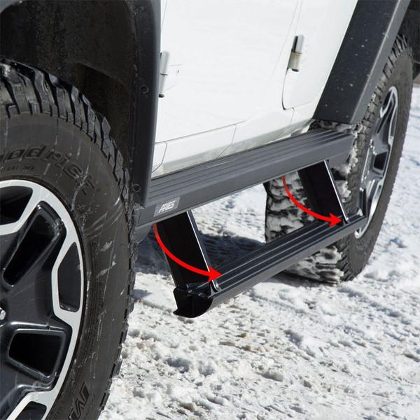 Ford Bronco Actiontrac 69.6" Powered Running Boards, Select by Aries Automotive