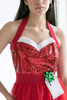 Holiday Gift Halter Party Dress