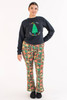 Gingerbread Cookie Plaid Bell Bottoms
