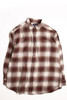 Vintage Brown Flannel Shirt (2010s)