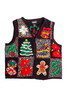 Black Ugly Christmas Vest 60709