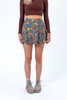 Mushroom Print Skater Skirt