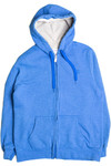 Blue Champion Full Zip Hoodie 9235