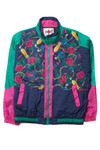 Vintage Floral Chains Windbreaker (sz. Medium)