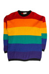 Vintage Rainbow Stripe Sweater (sz. Medium)