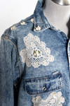 Vintage Lace & Beads Carhartt Button Up Shirt (sz. X-Large)