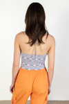 Blue Iris Space Dye Knit Halter Top