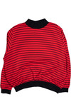 Red Striped Sweatshirt 9363