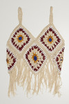 Granny Squares Fringe Tank