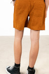 Pumpkin Corduroy Shorts