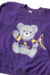 Vintage Minnesota Vikings Teddy Bear Sweatshirt (1980s)