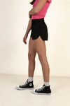 Black Lined Athletic Shorts