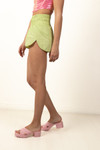 Lime Green Lined Athletic Shorts