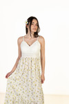 Crochet Top Daffodil Maxi Dress