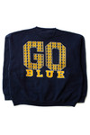 Vintage Michigan Wolverines "Go Blue" Sweatshirt (1990s)