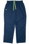 Under Armour Navy/Lime Green Track Pants