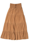 Clay Smocked Waist Maxi Skirt