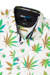 Weed Leaf Button Up Shirt