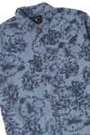 Blue Floral Hawaiian Shirt 2316