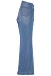 Y2k Lace-Up Wax Denim Jeans (2000s) 988