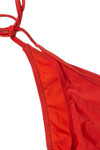 Bright Red Triangle Bikini Bottom