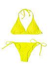 Citrus Neon Triangle Bikini Top
