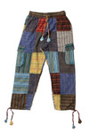 Striped Patchwork Cargo Pants