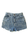 Vintage Acid Wash Cutoff Denim Shorts (1990s)