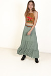 Fern Belted Maxi Skirt