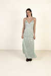 Vintage Mint Maxi Slip Dress (1970s)