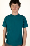 Dark Teal Notch Neck Tee