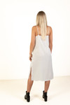 Soft White Midi Slip Dress