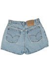 Vintage 1990's Levi's 912 Orange Tab Denim Cutoff Shorts (Sz. 11)