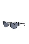 Striped Cat Eye Sunglasses