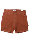 Extended Sizes Brown Carpenter Shorts