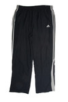 Vintage Adidas Black/Gray Track Pants 1198