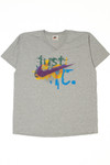 Vintage "Just Do It" Nike Logo V-Neck T-Shirt