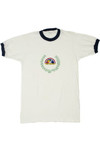 Vintage BFCL Rainbow Logo Navy Ringer T-Shirt