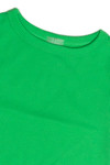 Green Seamless Crop Shirt