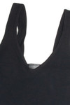 Black Seamless Crop V Tank