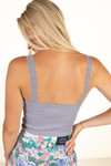 Lavender Lace Trim Seamless Tank