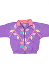 Vintage Pastel Applique Lightweight Jacket