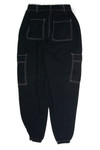 Black Cargo Joggers